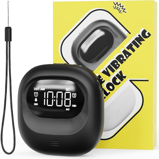 ROCAM Vibrating Alarm Clock Bed Shaker, Rechargeable 3000mAh Battery by ROCAM