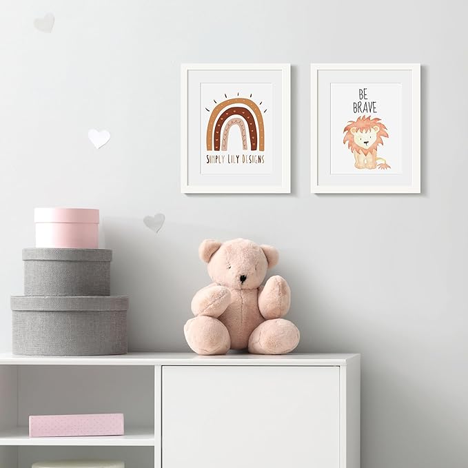upsimples 10x12 Picture Frame, Display Pictures 7x9 with Mat or 10 x 12 Without, Wall Hanging Photo Frames, White, 1 Pack