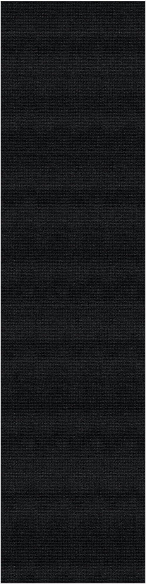 KOZYFLY Washable Runner Rug 2x12 ft Hallway Kitchen Runner Rugs with Rubber Backing Non Slip Entryway Runner Indoor, Extra Long Carpet Runners for Hall Kitchen Entryway, Black