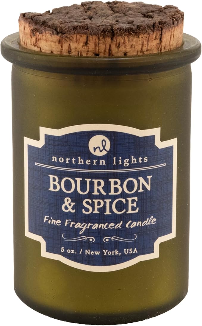 Northern Lights Candles - Spirit Jar Candles - Bourbon & Spice - 52613