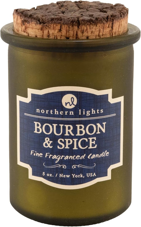 Northern Lights Candles - Spirit Jar Candles - Bourbon & Spice - 52613