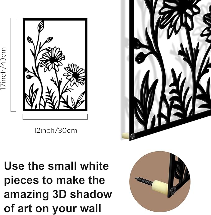 Glamativity Large 4 Pcs Colorful And Black Double-Sided Gold Leaf Metal Wall Art, 22.5 x 15.7'' Botanical Abstract Wall Décor Metal Leaf with Frame, 3D Textured Sculptures, Modern Wall Art With Ginkgo Biloba Design for Living Room Bedroom Bathroom Stud...