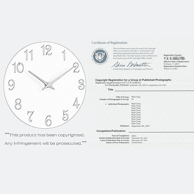 Wall Clock, 10 Inch Modern Wall Clocks Battery Operated, Silent Non Ticking Clock Decorative for Kitchen, Living Room, Bathroom, Office, Bedroom(Black Gold)