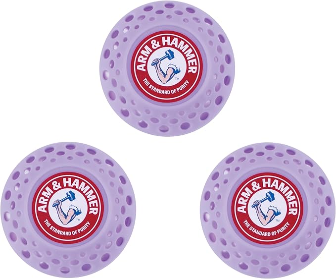 Arm & Hammer OdorBusterz?? Odor Eliminator Balls, Lavender, 3 Count ?€? Baking Soda Odor Control for Closets, Drawers, Hampers & Small Spaces