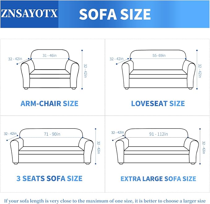 ZNSAYOTX 1 Piece Jacquard Couch Covers for 3 Cushion Couch High Stretch Sofa Cover for Pets Dogs Anti Slip Extra Large Sofa Slipcovers Furniture Protector (XL Sofa, Navy Blue)
