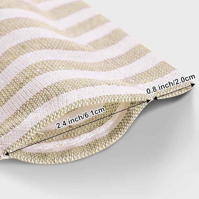 ASPMIZ Farmhouse Valances for Windows, Cotton Linen Kitchen Curtains Valances with Rustic Buttons, Khaki Striped Window Valance for Living Room, Boho Valance Curtains for Bathroom, 52 x 18 Inches