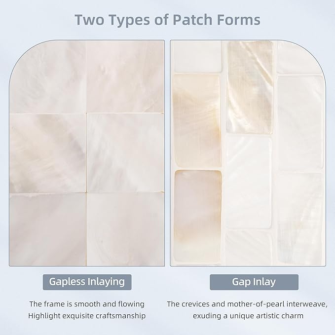 Tanmicoshomy White Shell Framed Rectangular Mirrors for Bathroom, 30x48 Inch Lagre Mirrors with Tempered Glass for Bedroom Living Room or Entryway, Horizontal or Vertical Hanging