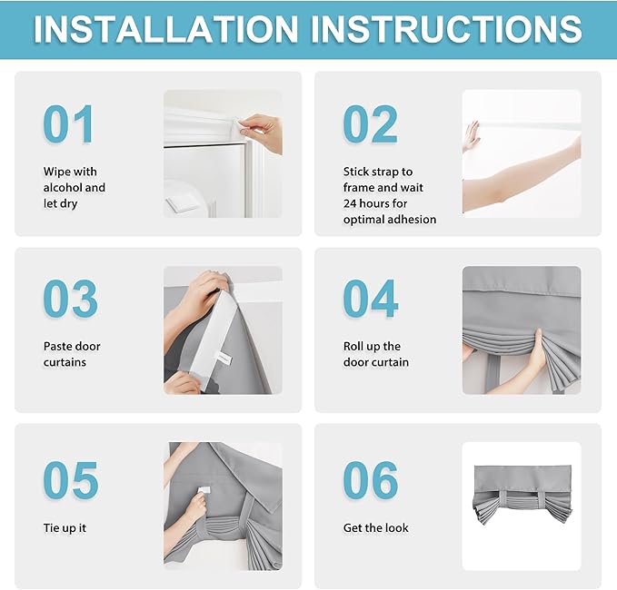 RYB HOME Classroom Door Window Cover, Blackout Shades for Classroom Windows and Doors Cover Lockdown Shades, Room Darkening Design Blocks Views, W 12 x L 30, 1 Panel, Sliver Grey