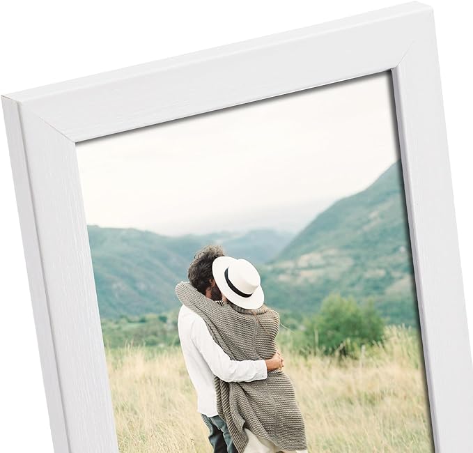 Giftgarden White Multi Picture Frames with Mat for Multiple Sizes Photos, Four 4x6, Four 5x7, Two 8x10 for Gallery Photo Frame Collage Wall or Tabletop Display, Assortment Set of 10
