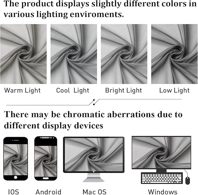 Lecloud Charcoal Grey Sheer Curtains 14 Inch Length 2 Panels Set, Light Reducing Short Window Valances for Living Room Bedroom, Gray Kitchen Curtains with Dual Rod Pockets, 40" W x 14" L