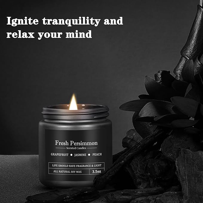 Manly Scented Candles for Men, 10 Pack Soy Candles for Home Scented, Aromatherapy Candle Set, Up to 250H Burning, Masculine Mens Candle Gift Set for Father Boyfriend Him Birthday Valentine's Day Gifts