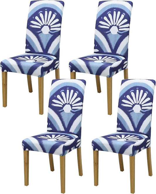 BIETYONE Chair Covers,Dining Room Chair Covers Set of 4,Stretch Kitchen Chair Cover,Washable Dining Chair Cover,Parsons Chair Slipcovers Protective,for Home,Restaurant,Banquet