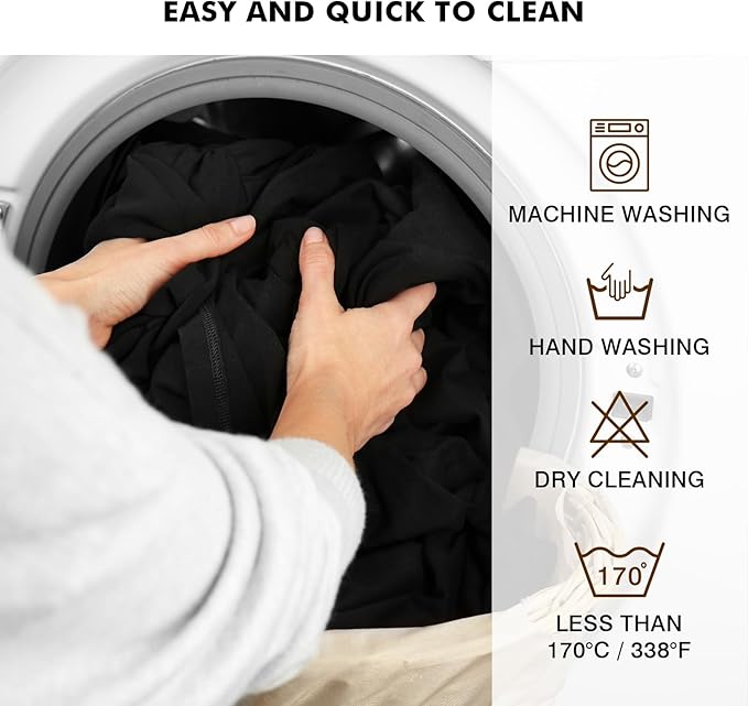 Fixwal 55 Pcs Black Folding Chair Cover, Spandex Stretch Covers Ideal for Wedding, Party, Dining, Business Meeting, Banquet, Universal Fitted Washable Slipcover