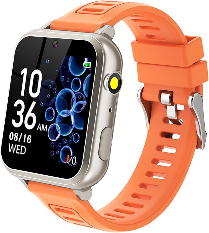 Tixpc Smart Watch for Kids with 39 Puzzle Games HD Touch Screen Camera Video Music Player Pedometer Alarm Clock Flashlight 12/24 hr Kids Watches Gift for 4-12 Year Old Boys Girls Toys by Tixpc