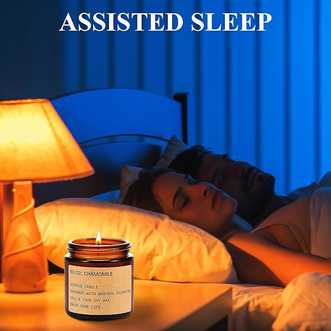 Candles for Home Scented, 150 Hours of Burning Time Aromatherapy Candle, 6 Pack Natural Soy Candle Set, Scented Candles Very Suitable for Giving Gift, Birthday Gifts for Women, Teacher Gifts﻿
