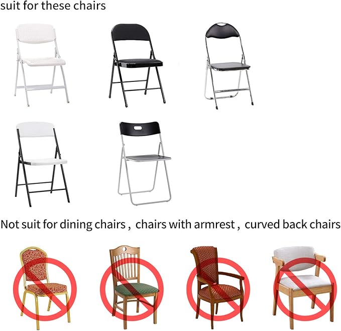 Peomeise Stretch Spandex Folding Chair Cover for Wedding Party Dining Banquet Event (Burgundy,12pcs)