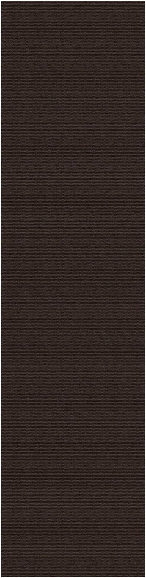 KOZYFLY Washable Runner Rug 2x12 ft Hallway Kitchen Runner Rugs with Rubber Backing Entryway Runner Indoor, Extra Long Carpet Runners for Hall Kitchen Entryway, Dark Coffee/Brown