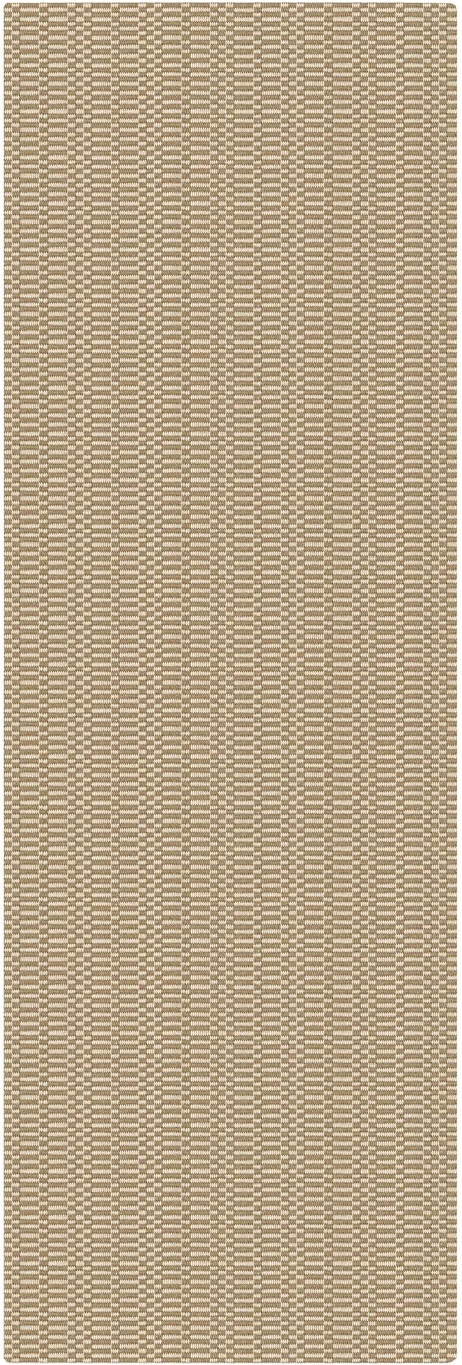 KOZYFLY Washable Runner Rug 2x6 Ft Runners for Hallways Non Slip Kitchen Runners Braided Cotton Entryway Runner Indoor, Carpet for Hallway Kitchen Entryway Bedroom, Sand/Ivory