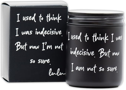 Lulu Candles | Blue Citrus | Funny Gifts Scented Soy Jar Candle | Hand Poured in The USA | Highly Scented & Long Lasting (8 Oz. Mason Jar)