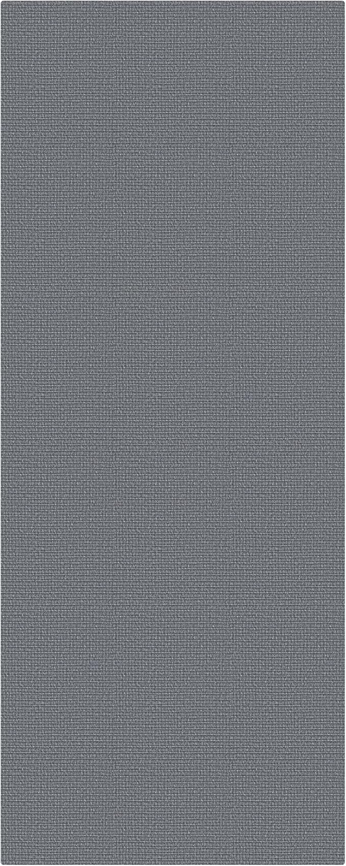 KOZYFLY Washable Runner Rug 2x5 Ft Runners for Hallways Non Slip Kitchen Rug, Braided Cotton Entryway Runner Indoor, Carpet Runners for Hallway Kitchen Entryway Bedroom, Grey