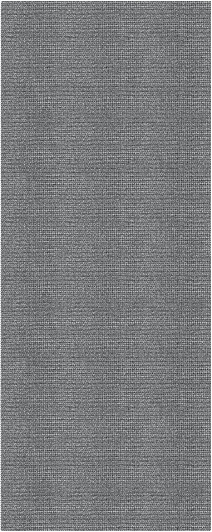 KOZYFLY Washable Runner Rug 2x5 Ft Runners for Hallways Non Slip Kitchen Rug, Braided Cotton Entryway Runner Indoor, Carpet Runners for Hallway Kitchen Entryway Bedroom, Grey