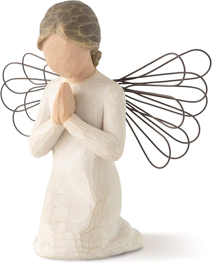 Willow Tree Angel of Prayer, Sculpted Hand-Painted Figure
