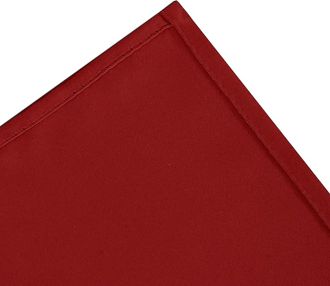 LEMOMO Red Blackout Curtains 42 x 54 Inch Length Set of 2 Panels Grommet Bedroom Curtains for Living Room