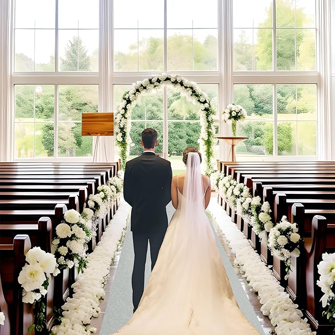 Black Carpet Runner for Party,140GSM 2.62FTx15FT Carpet Party Decorations,Black Runway Rug for Prom Felt Non-Woven Fabric,Runner for Wedding Ceremony