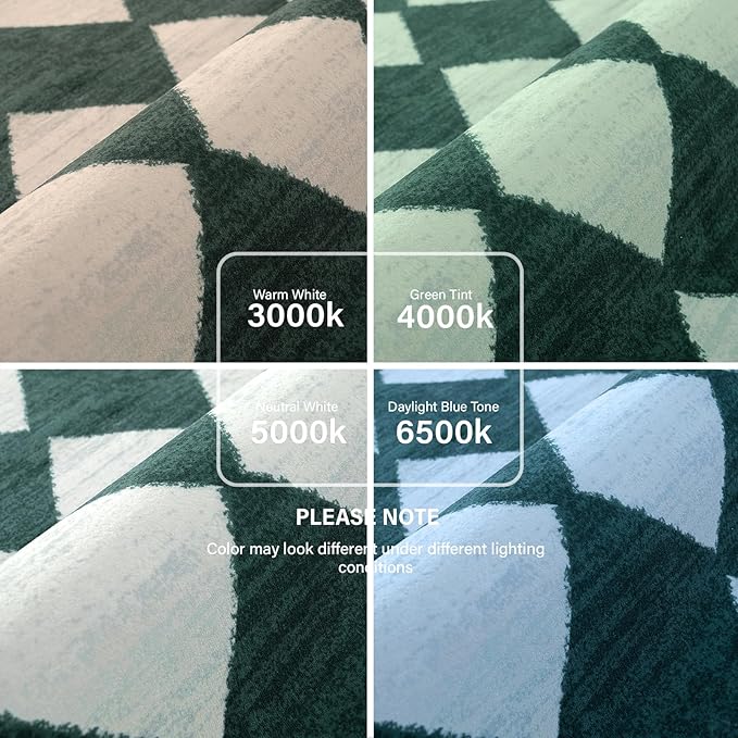 Lahome Zelie Checkered Washable 2x3 Green Kitchen Rugs Non Slip, Small Printed Indoor Door Mat for Entryway, Moroccan Trellis Ultra-Thin Throw Carpet for Bedroom Entrance Decor (2'x3',Dark Green)