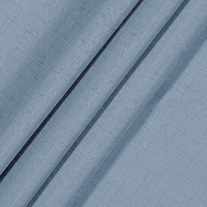 ECLIPSE Kendall Modern Blackout Thermal Rod Pocket Window Curtain for Bedroom or Living Room (1 Panel), 42" x 54", Slate