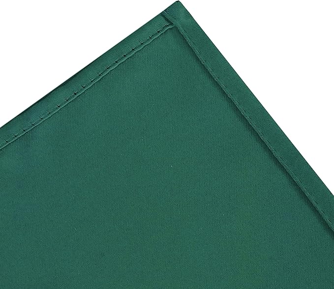 LEMOMO Green Blackout Curtains 34 x 84 Inch Length/Set of 2 Curtain Panels/Thermal Insulated Room Darkening Blackout Curtains for Bedroom