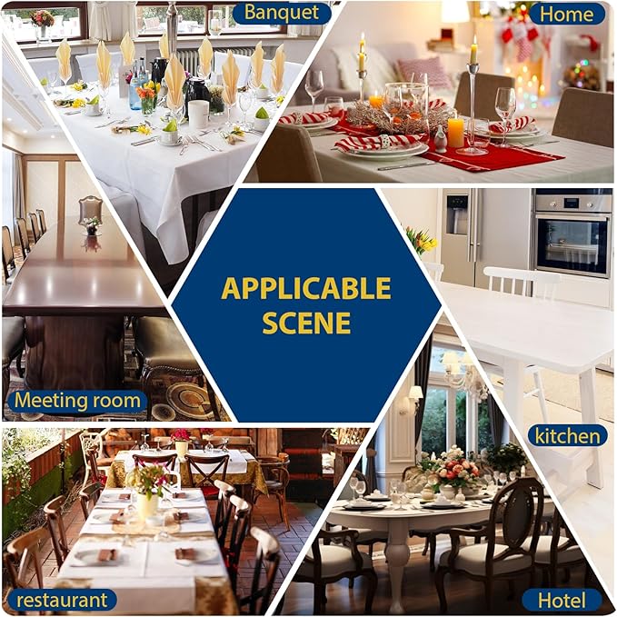 Chair Covers, Stretch Kitchen Dining Room Chair Covers Set of 6, Removable Washable Dining Chair Slipcovers for Home, Hotel, Banquet