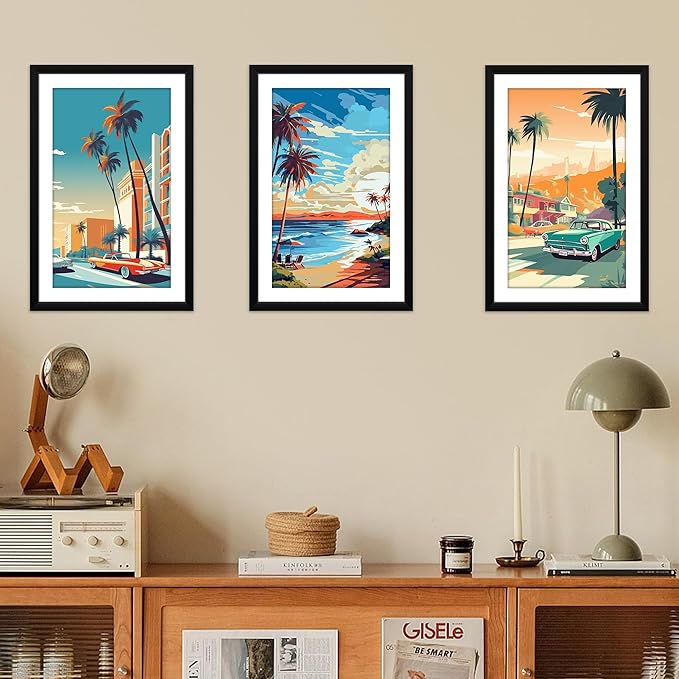 FIXSMITH 11x17 Picture Frame Set of 1, Photo Frame with HD Plexiglass, Display Pictures 9x15 with Mat or 11x17 Without Mat, Black Picture Frames Collage Wall Decor, Gallary Wall Frame