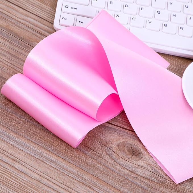 Patelai 12 Pieces Blank Satin Sashes Plain Sashes Party Accessory for Graduation Wedding Party DIY Supplies(Pink)
