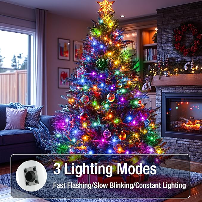 6 Pack Fairy Lights Battery Operated - 7ft 20 Led Twinkle Lights 3 Modes, Multi-Colored Bulk Mini String Lights Waterproof for Mason Jars Vases DIY Party Wedding Decoration Christmas