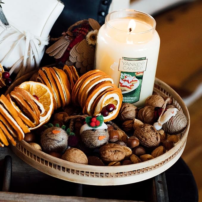 Yankee Candle Christmas Cookie Scented Classic 22oz Large Jar Single Wick Candle Over 110 Hours of Burn Time