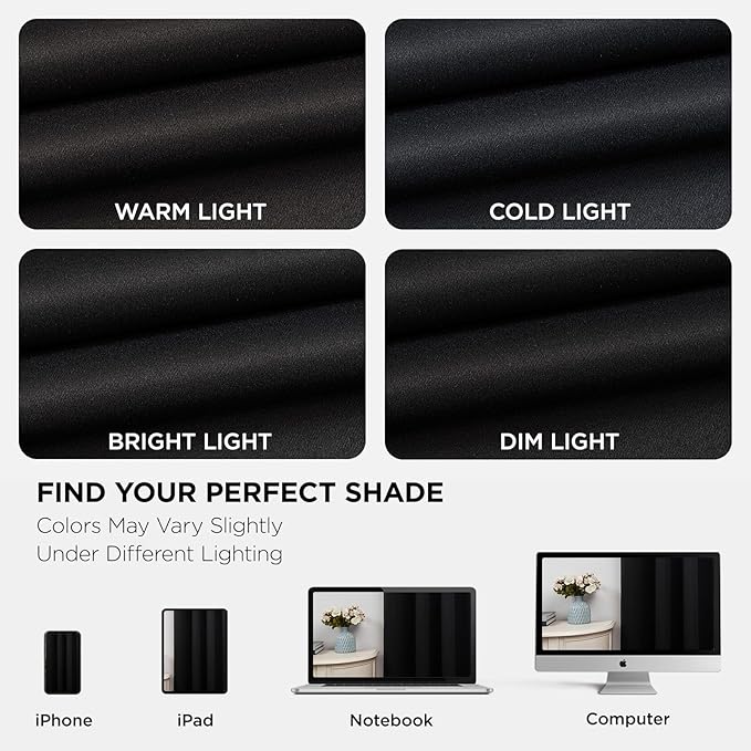 Joydeco Blackout Curtains 72 Inch Length 2 Panels Set, Thermal Insulated Long Drapes 2 Burg, Room Darkening Grommet Curtains for Living Room Bedroom Window