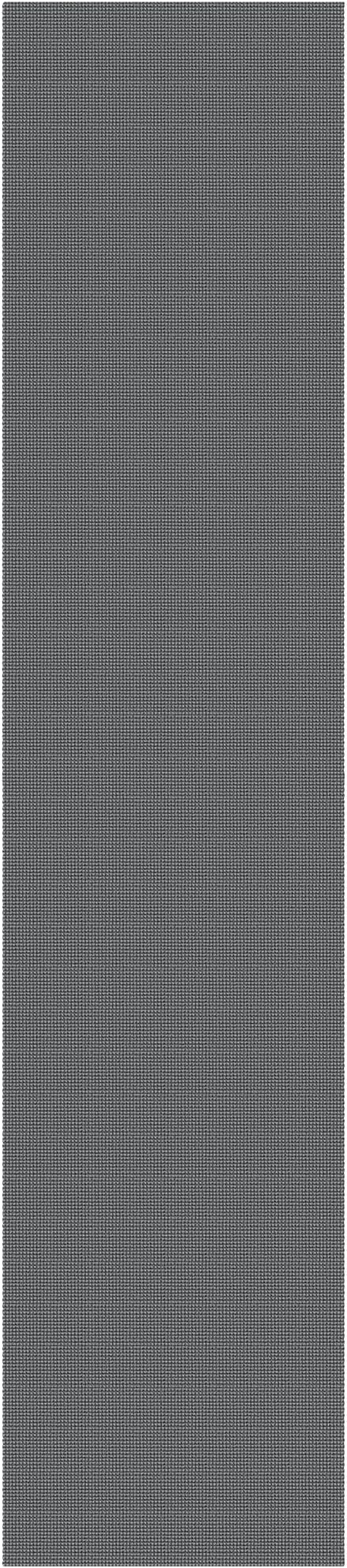 IOHOUZE Washable Runner Rug 2.6x12 Non Slip Rubber Backed Extra Long Hallway Runner Entryway Runner Indoor, Kitchen Rugs Woven Cotton Floor Carpet for Hall Entrance, Dark Grey