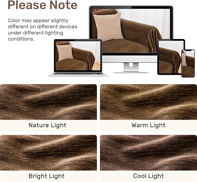 Sectional Couch Covers, 2 Pieces Washable L Shaped Couch Covers Sofa Blanket for Dogs Pet Friendly Sectional Sofa Slipcovers Furniture Covers,71"x 118"+ 71"x 118",(XX-Large,Coffee)