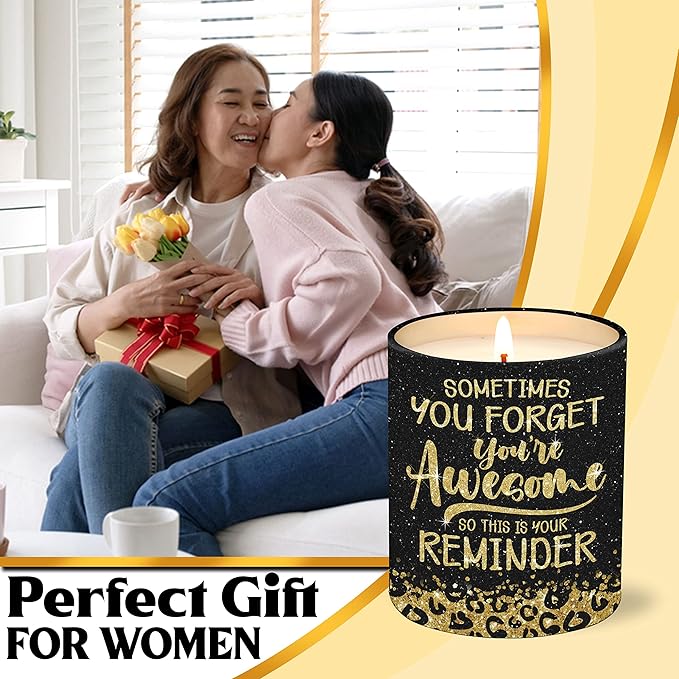 Lavender Candle 10Oz - Christmas & Birthday Gift for Women - Friendship Gifts for Best Friend