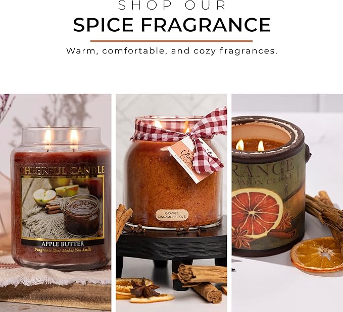 A Cheerful Giver - Cranberry Orange - 34oz Papa Scented Candle Jar with Lid - Keepers of the Light - 155 Hours of Burn Time, Gift for Women, Red