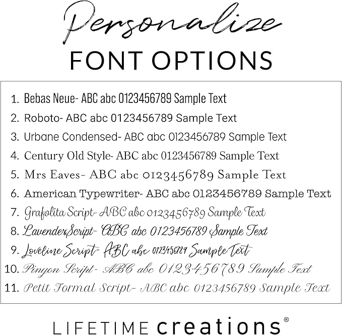 Lifetime Creations Create Your Own Personalized Picture Frame: Engraved Custom Wood Photo Frame, Customizable Gift for Wedding, Anniversary, Birthday (8x10 Inch Portrait)