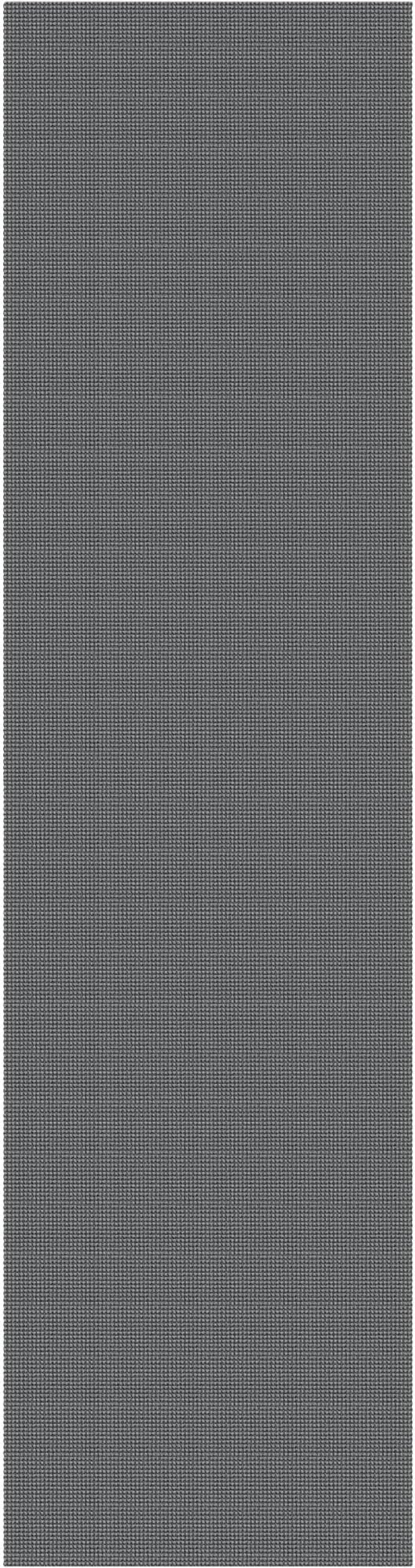 IOHOUZE Washable Runner Rug 2.6x10 Non Slip Rubber Backed Long Hallway Runner Entryway Runner Indoor, Kitchen Rugs Woven Cotton Floor Carpet for Hall Entrance, Dark Grey