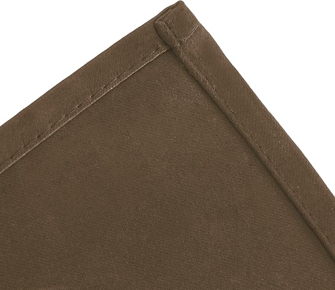 LEMOMO Blackout Curtains 66 x 84 inch/Brown Curtains Set of 2 Panels/Thermal Insulated Room Darkening Bedroom Curtains