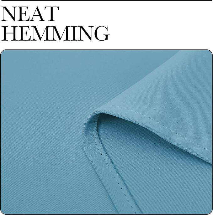 NICETOWN Teal Blue Blackout Curtains 78 inches Length for Living Room, 2 Panels, 55" Wide, Thermal Insulated Decoration Drapes for Bedroom Window