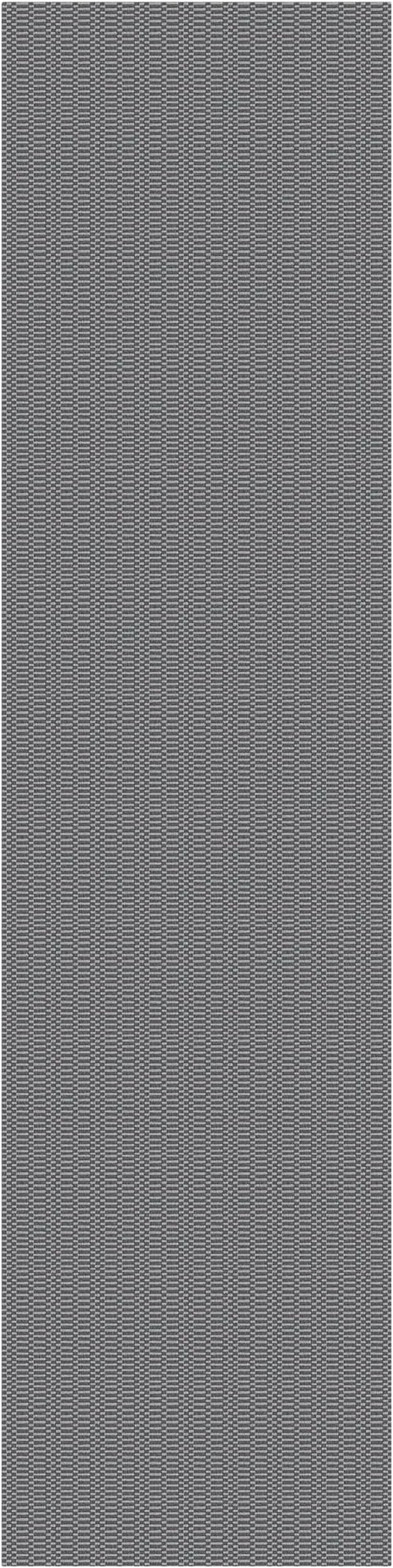 KOZYFLY Washable Runner Rug 3x12 ft Hallway Kitchen Runner Rugs with Rubber Backing Bobo Non Slip Entryway Runner Indoor, Long Carpet Runners for Hall Kitchen Entryway, Grey/Charcoal Grey