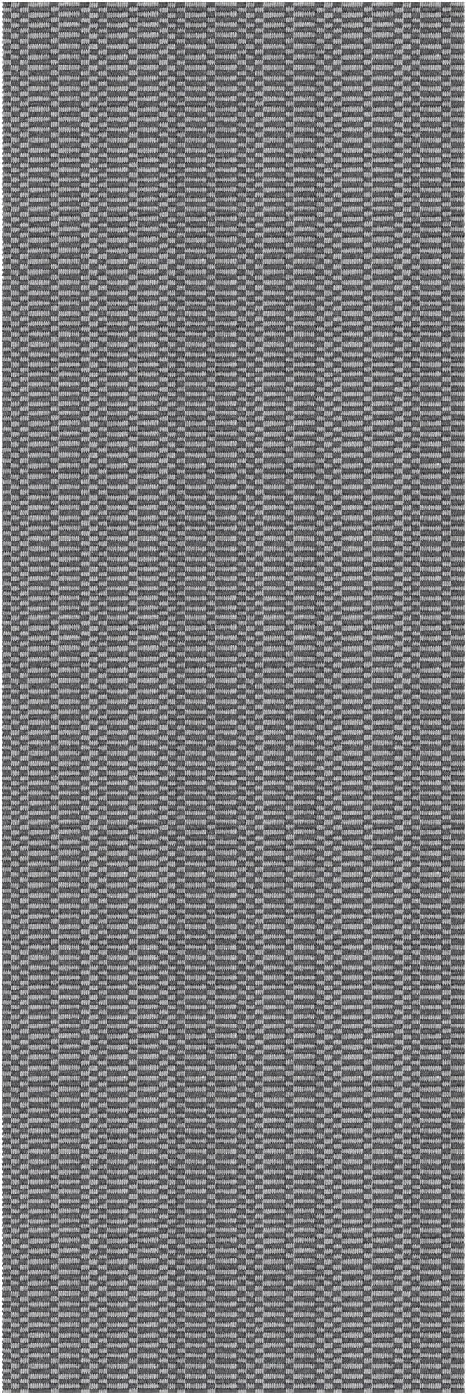 KOZYFLY Washable Runner Rug 2x7 ft Hallway Runner Kitchen Runner Rugs with Rubber Backing Bobo Non Slip Entryway Runner Indoor, Carpet Runners for Hall Entrance Bedroom, Grey/Charcoal Grey