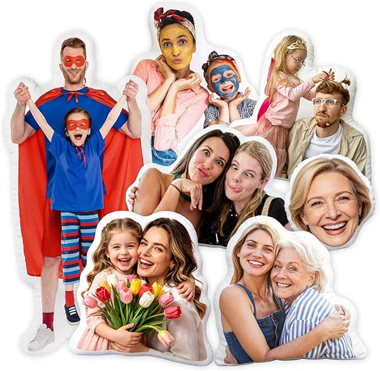 Mothers Day Personalized Pillows Women/Men Gifts - Custom Photo Gifts for Friends, Birthday for Women Family Keepsake Pillow