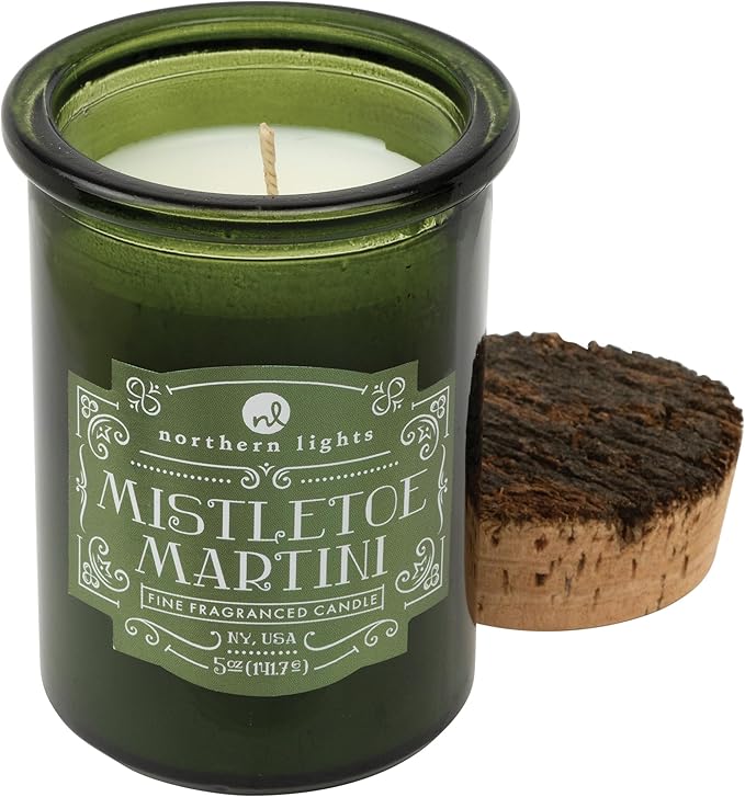 Northern Lights Candles - Spirit Jar Candles - Mistletoe Martini - 52609