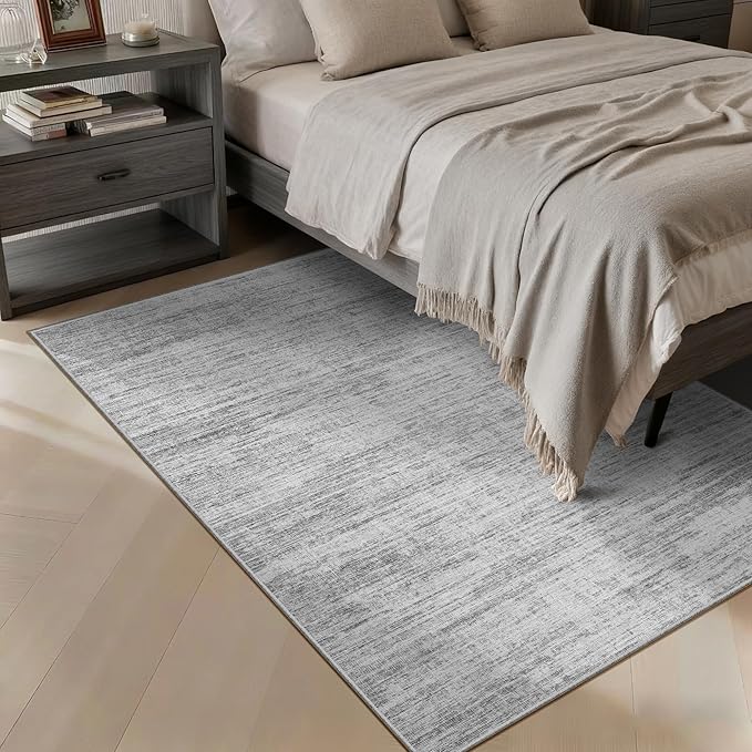 Washbale Rugs 3x5 Ultra Soft Area Rug, Non Slip Indoor Entryway Rugs, Stain Resistant Area Rugs for Living Room Dining Bedroom，Modern Abstract Home Decor Small Rug